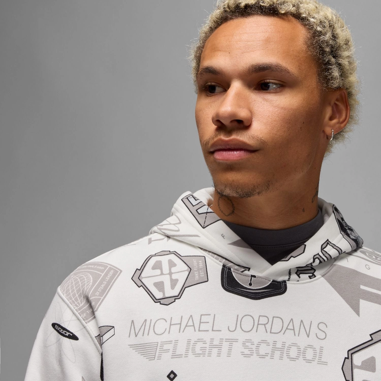 AOP Fleece PO Hoody - Mens Staycation Essential