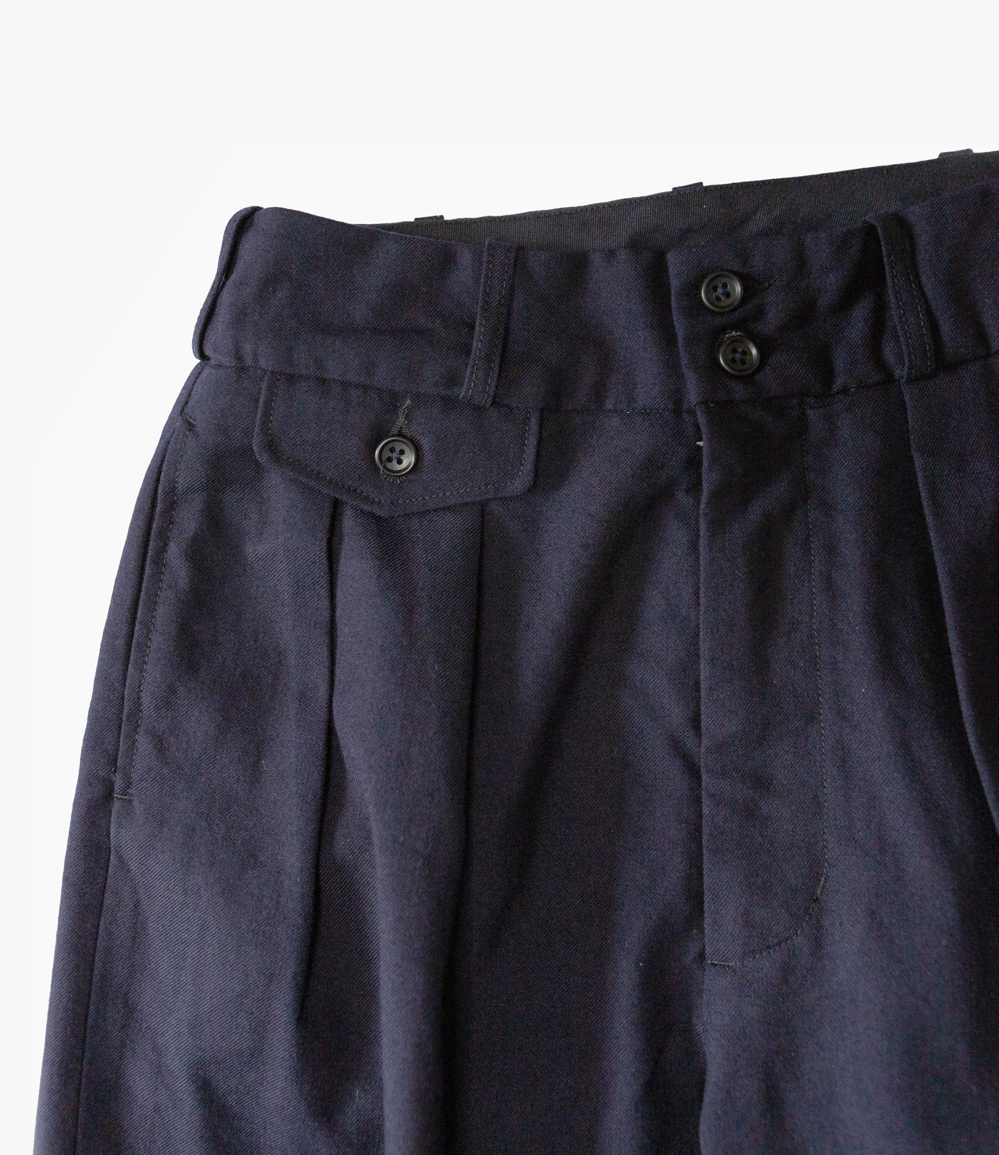 SmoothZipper Arthur Pant - Dark Navy Wool Uniform Serge