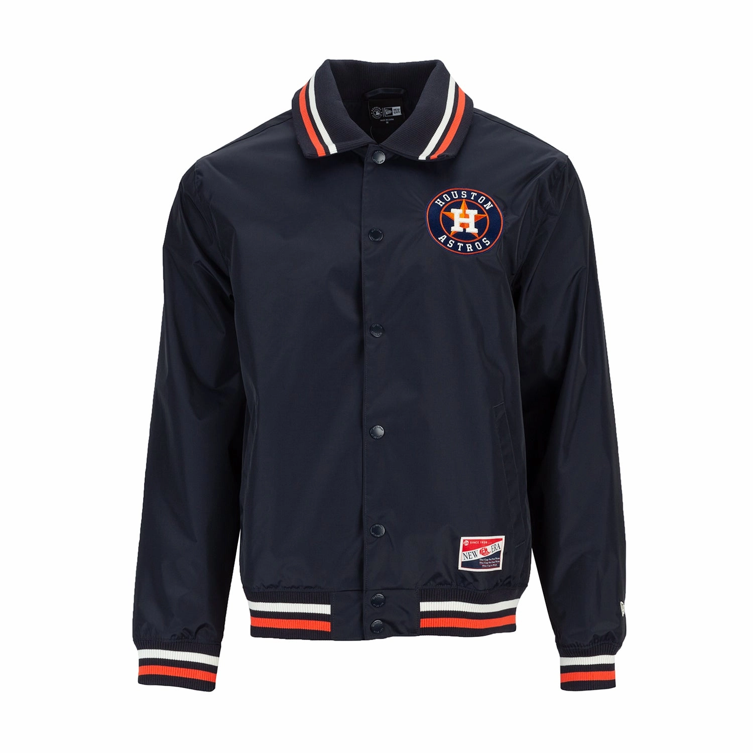 Astros Snap Front Jacket - Mens Relaxed Fit Negotiate