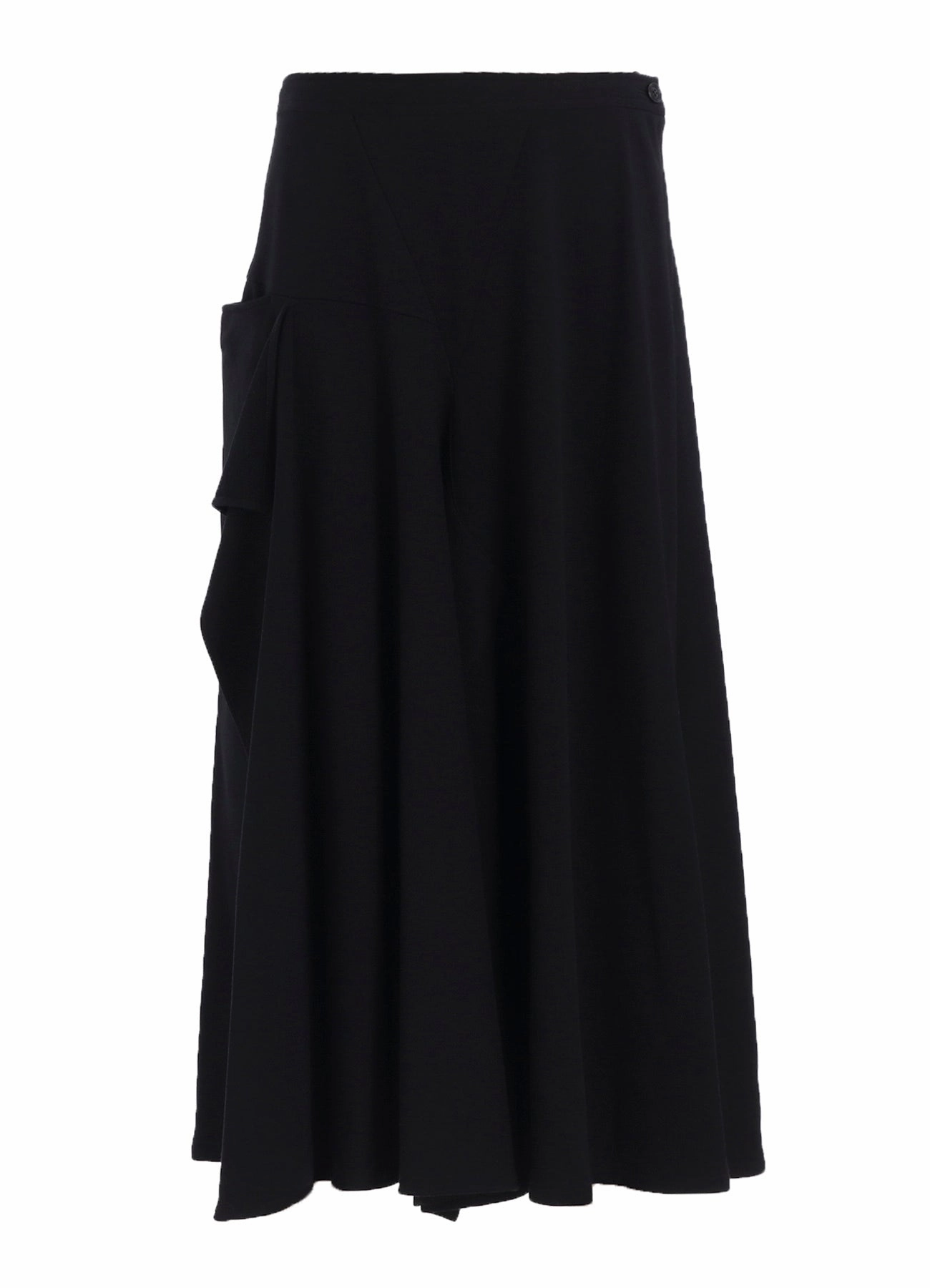 ASYMMETRIC COMBED FLEECE SKIRT Casual-Look