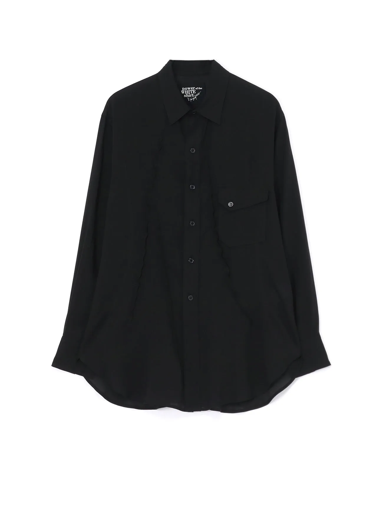 Unisex Design CELLULOSE LAWN SHIRT WITH FRONT DARTS