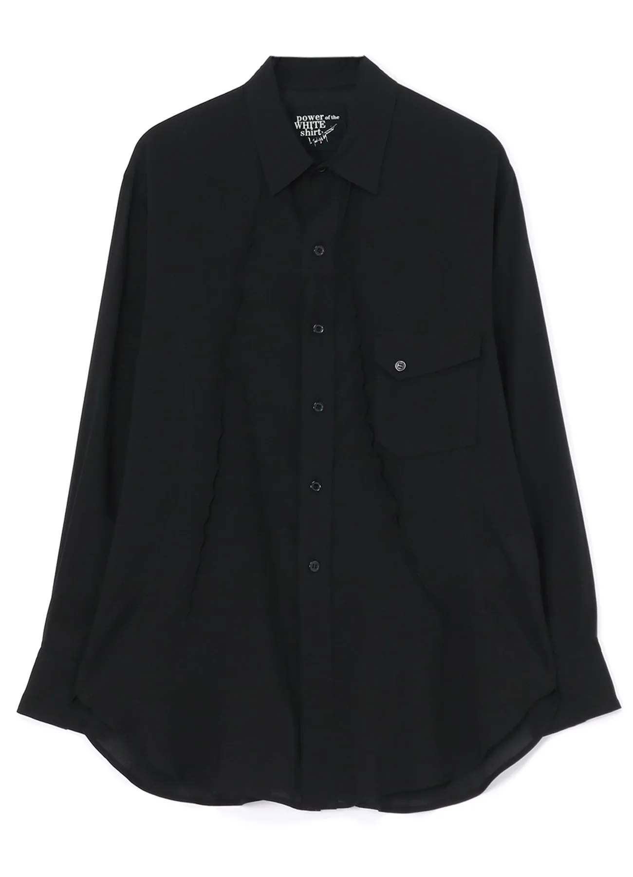 CELLULOSE LAWN SHIRT WITH FRONT DARTS Lightweight Layer Snug feel