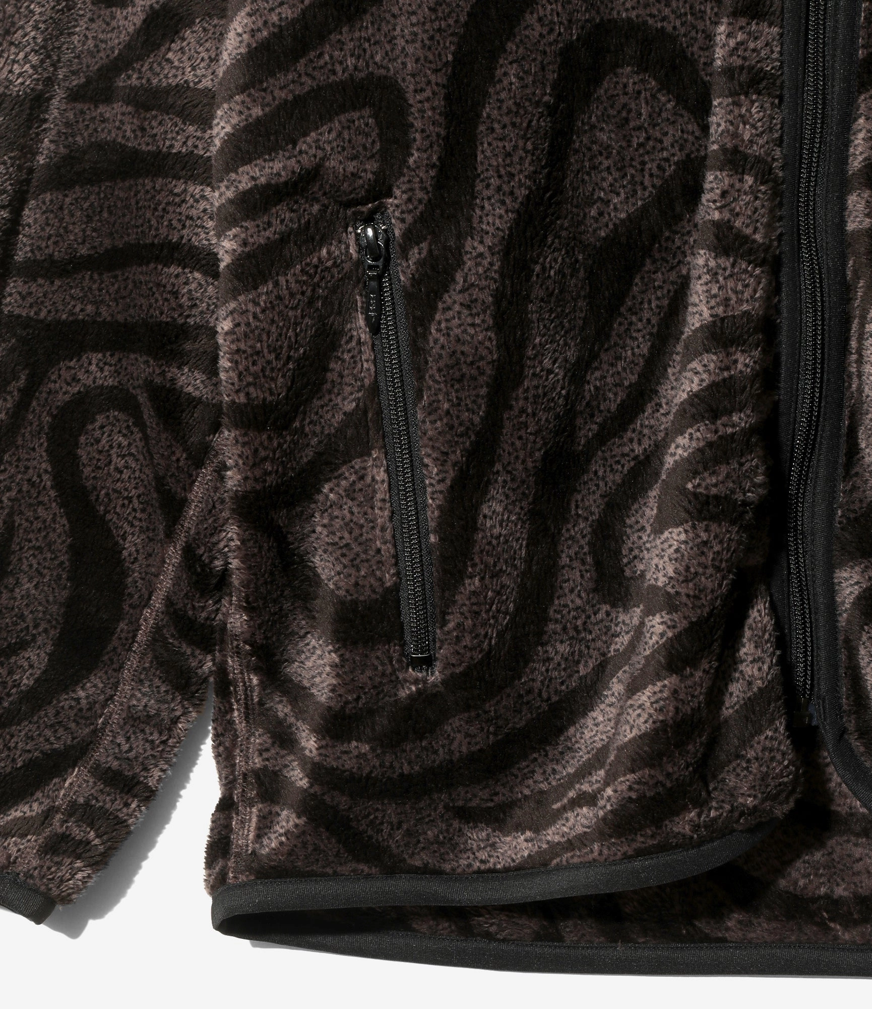 Piping Jacket ?C Mocha Fleece Unisex Appeal