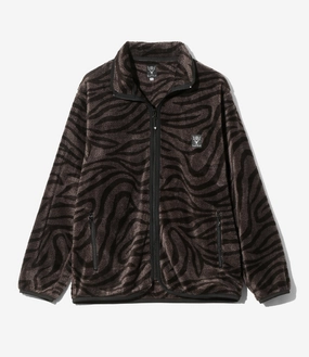 Piping Jacket ?C Mocha Fleece Organizer