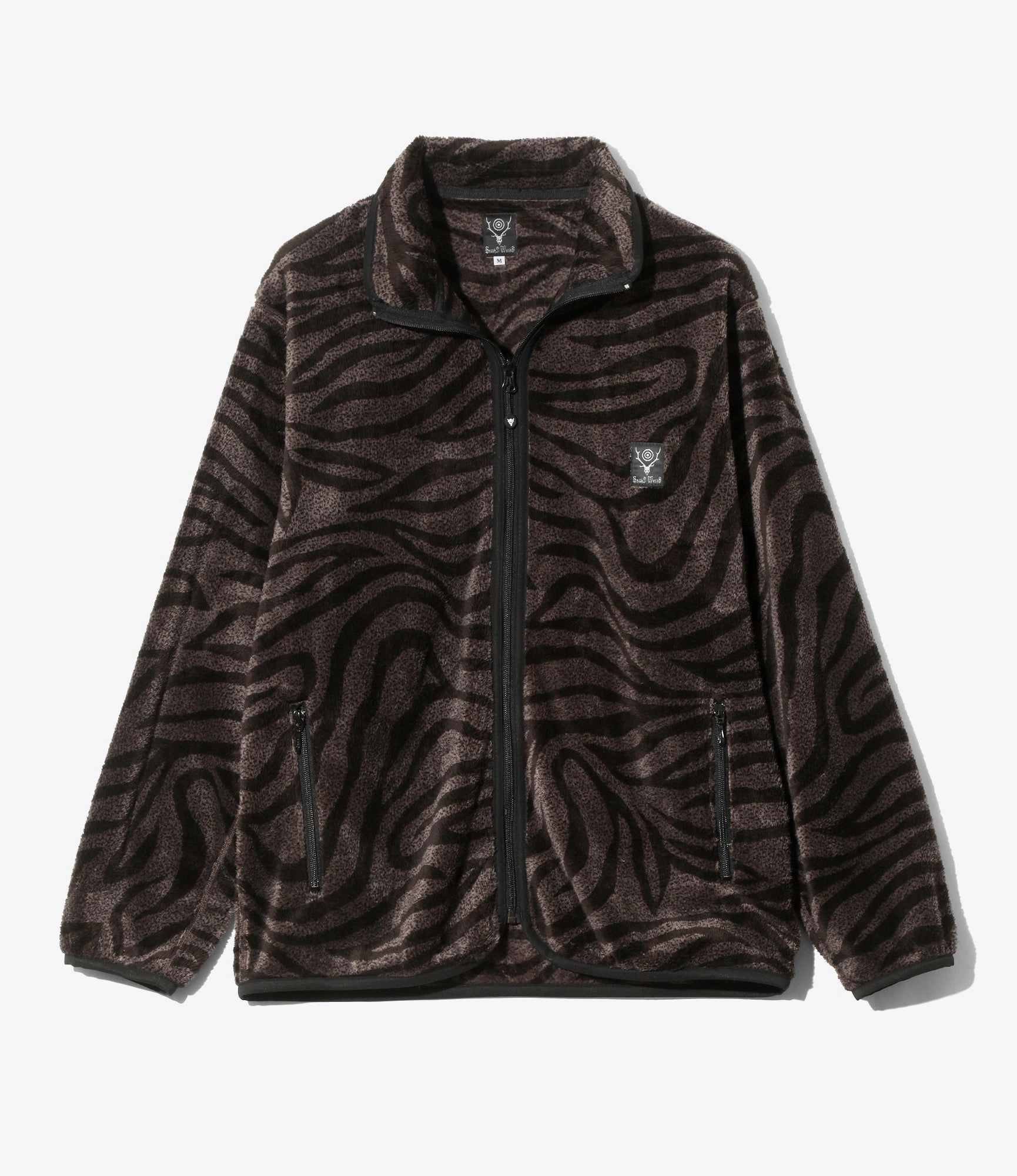 Piping Jacket ?C Mocha Fleece Organizer