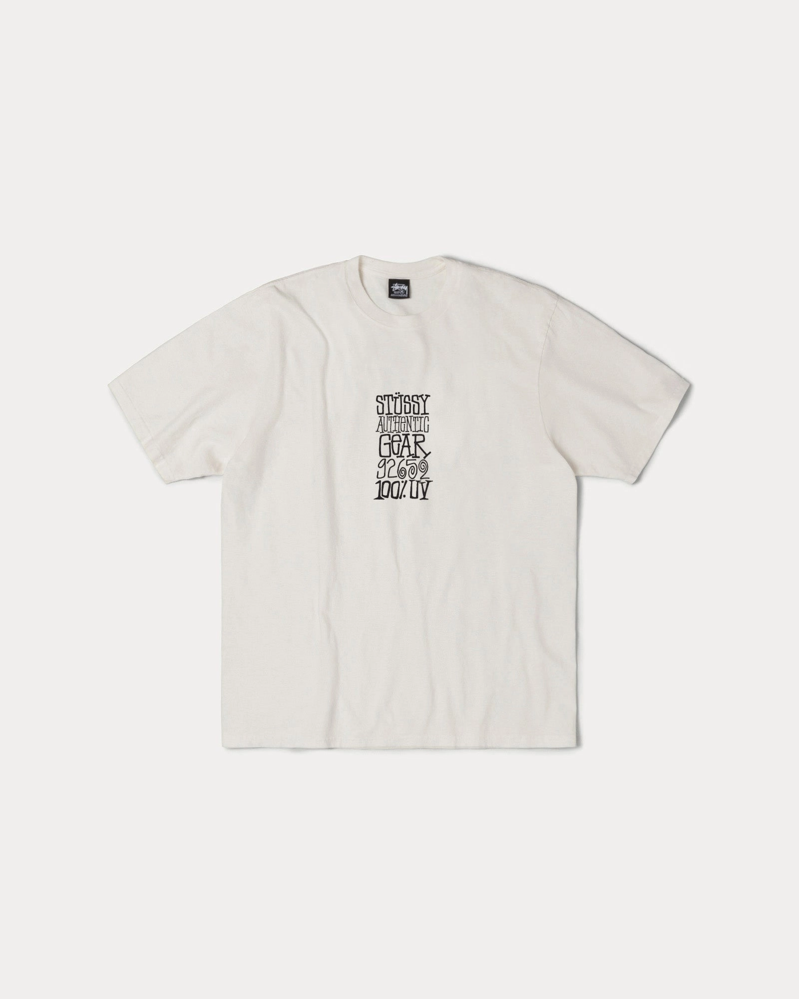 AUTHENTIC GEAR PIG. DYED TEE Subtle Embroidery Street Casual