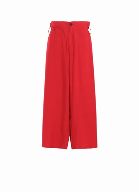 Flex Fit BACK SATIN CROSS WAIST STRING TUCK PANTS