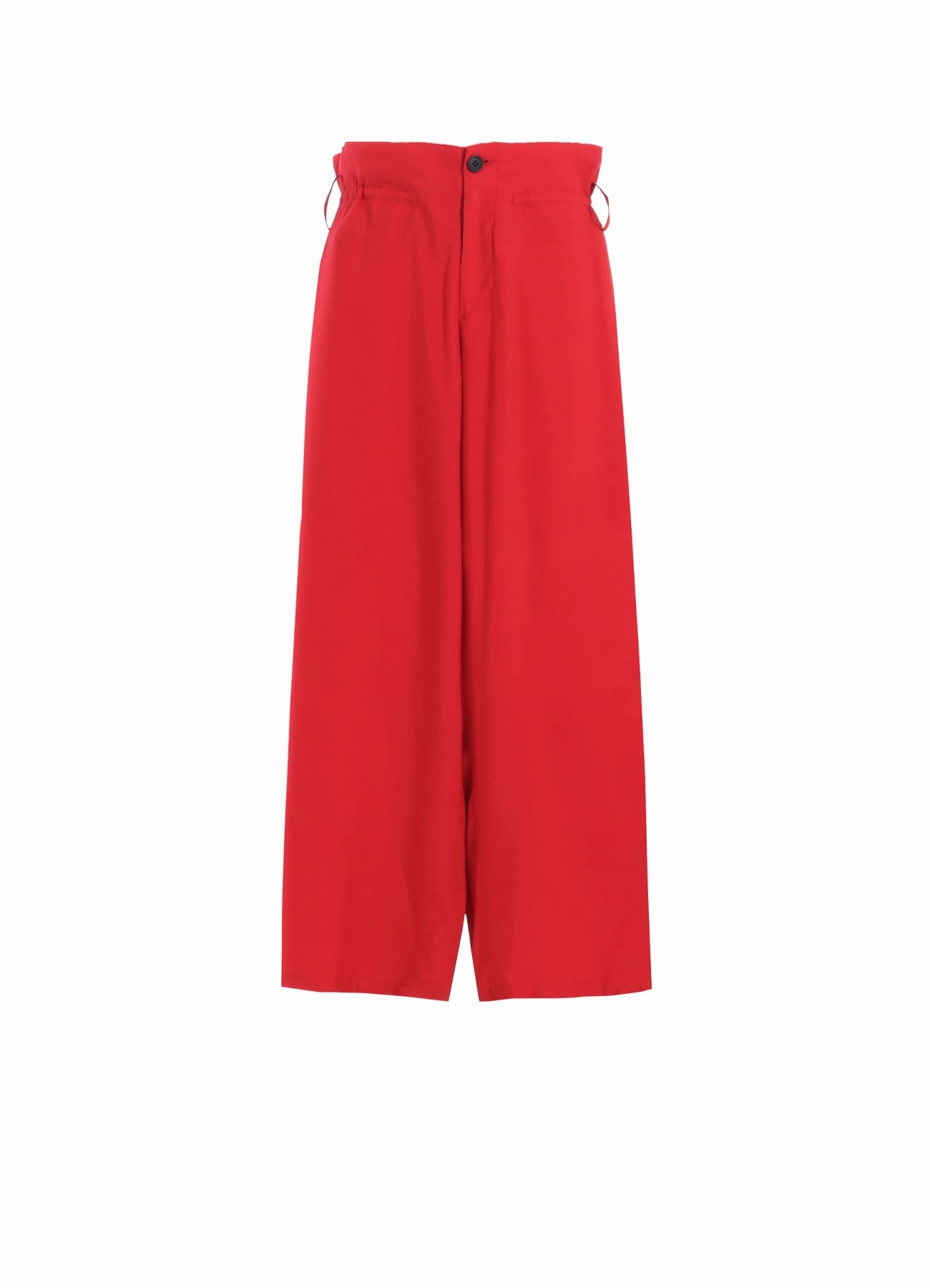 Flex Fit BACK SATIN CROSS WAIST STRING TUCK PANTS