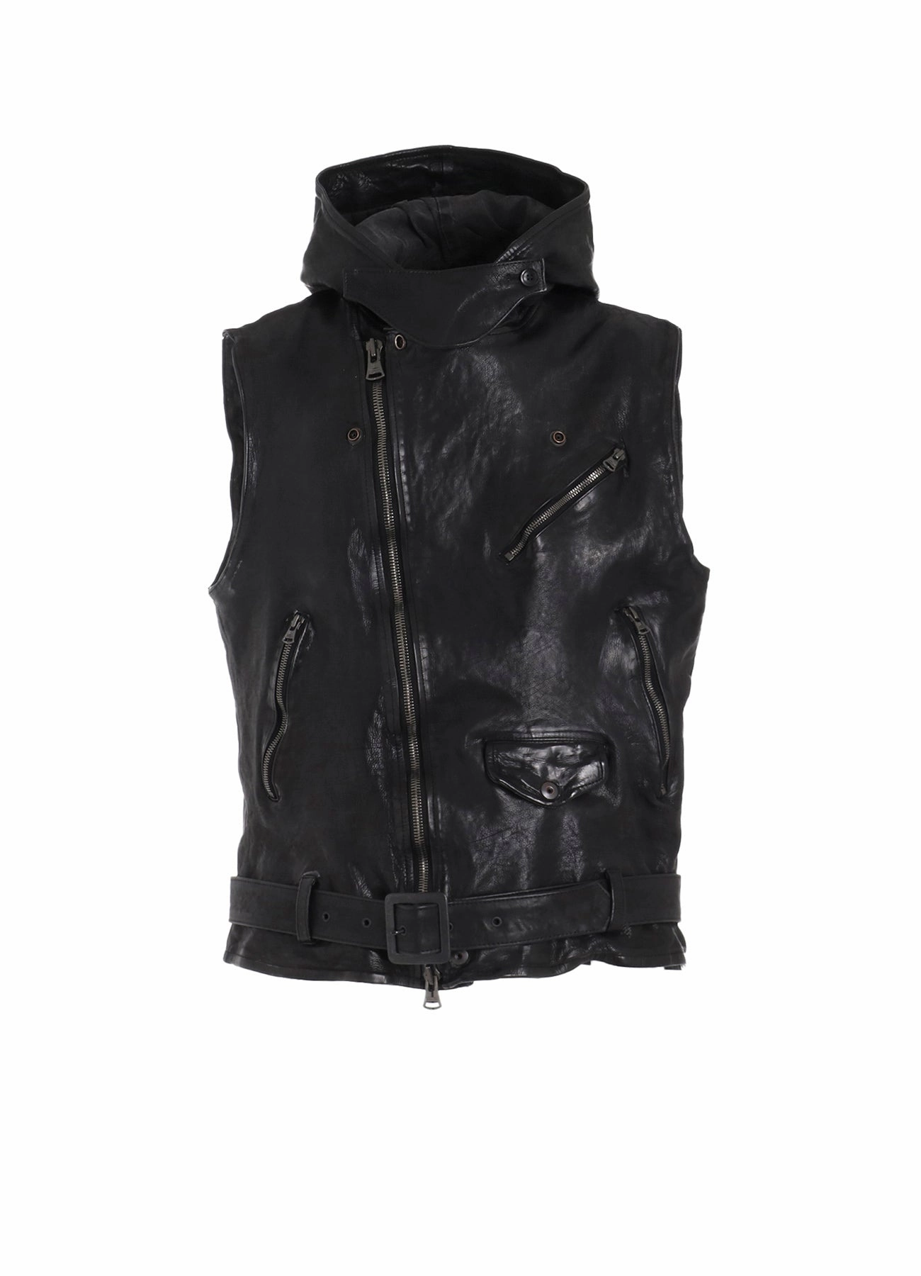 BACKLASH CALF DYED W HOODIE RIDERS VEST low - ground - clearance Tele - operated