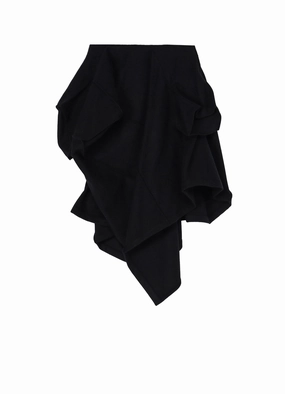 SUN DRYING SUPER100 MELTON ASM BOX DETAIL SKIRT Formal Setting Red Carpet