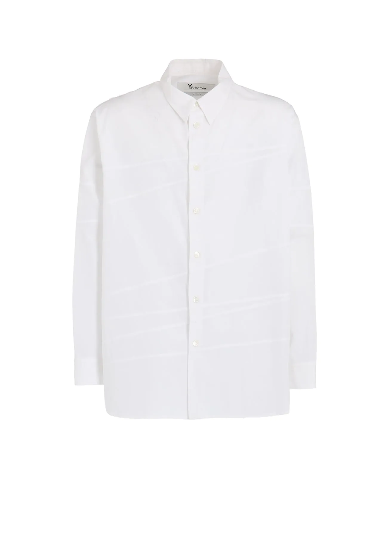 No Chafe Edging Durable Buttons ??Y's for men ?? MASSES??COTTON BROAD PANEL DESIGNED BLOUSE