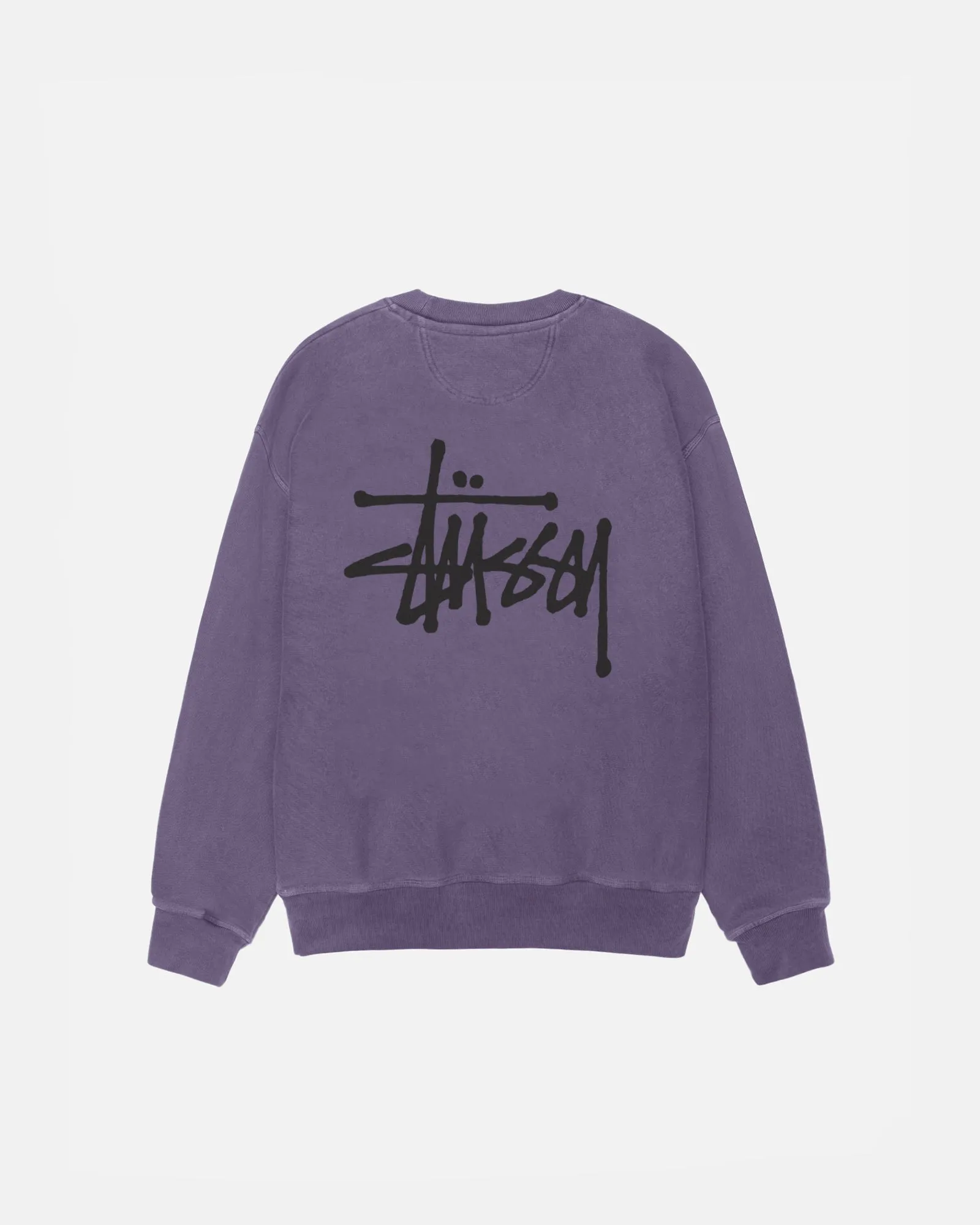 simple design BASIC STUSSY PIG. DYED CREW