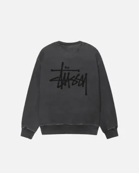 BASIC STUSSY PIG. DYED CREW Soft Fabric