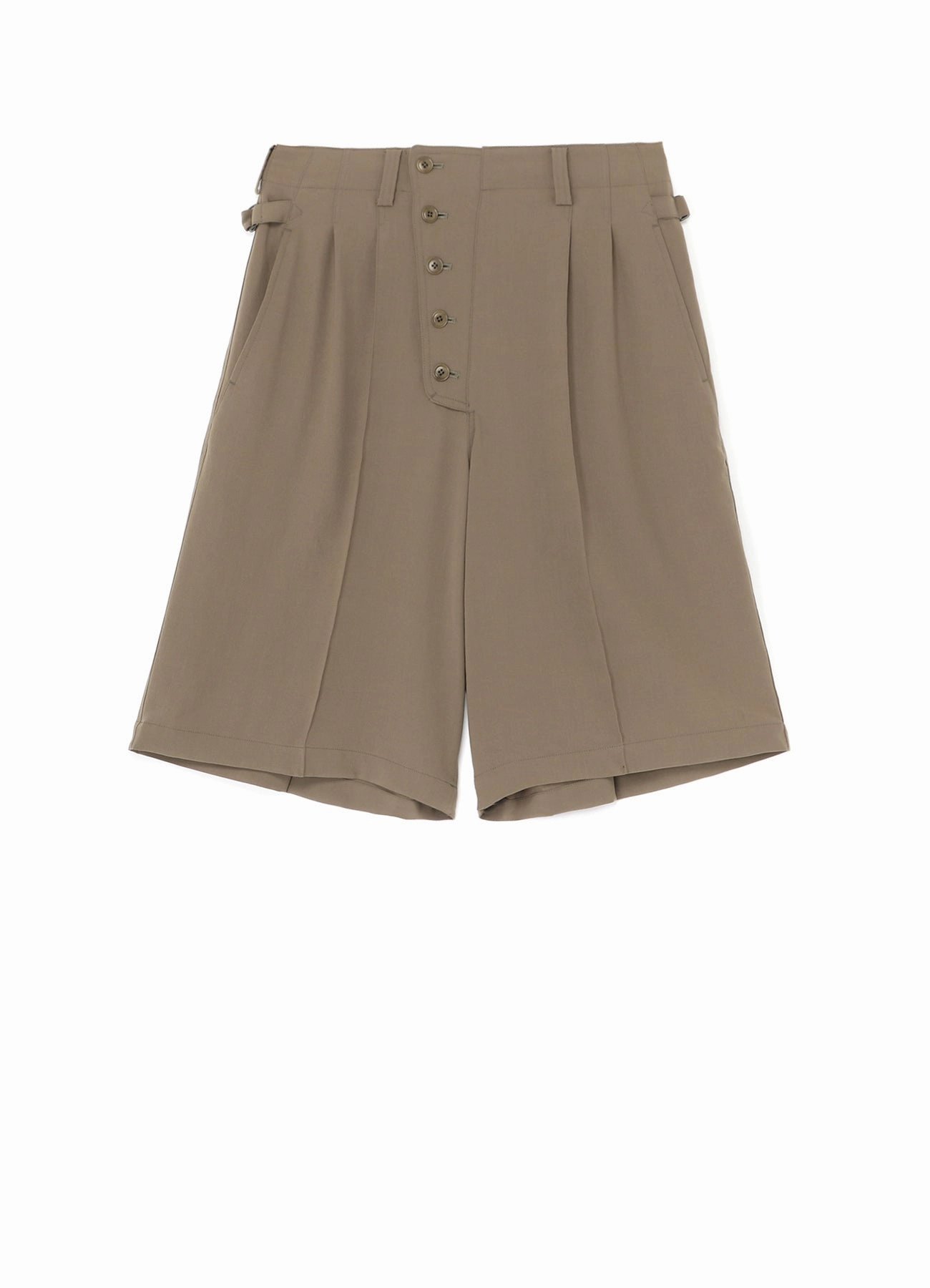 POLYESTER WASHER TWILL BUTTON-UP SHORTS Odor Control Technology