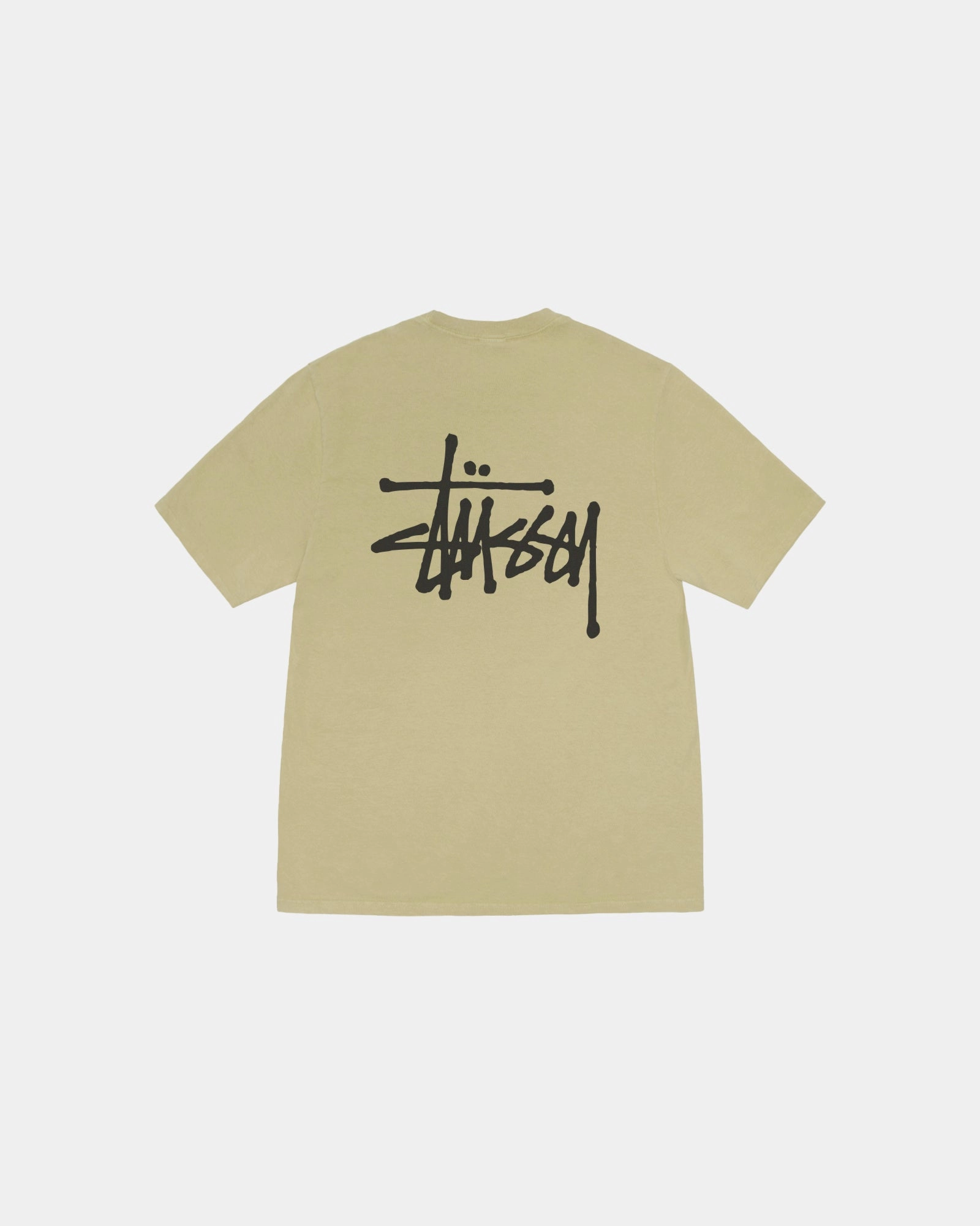 BASIC STUSSY PIG. DYED TEE Versatile Layering Casual layering piece