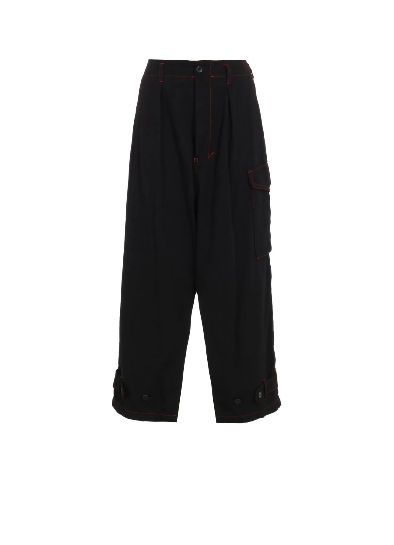 BLACK DENIM TAB PANTS Seasonal Fit