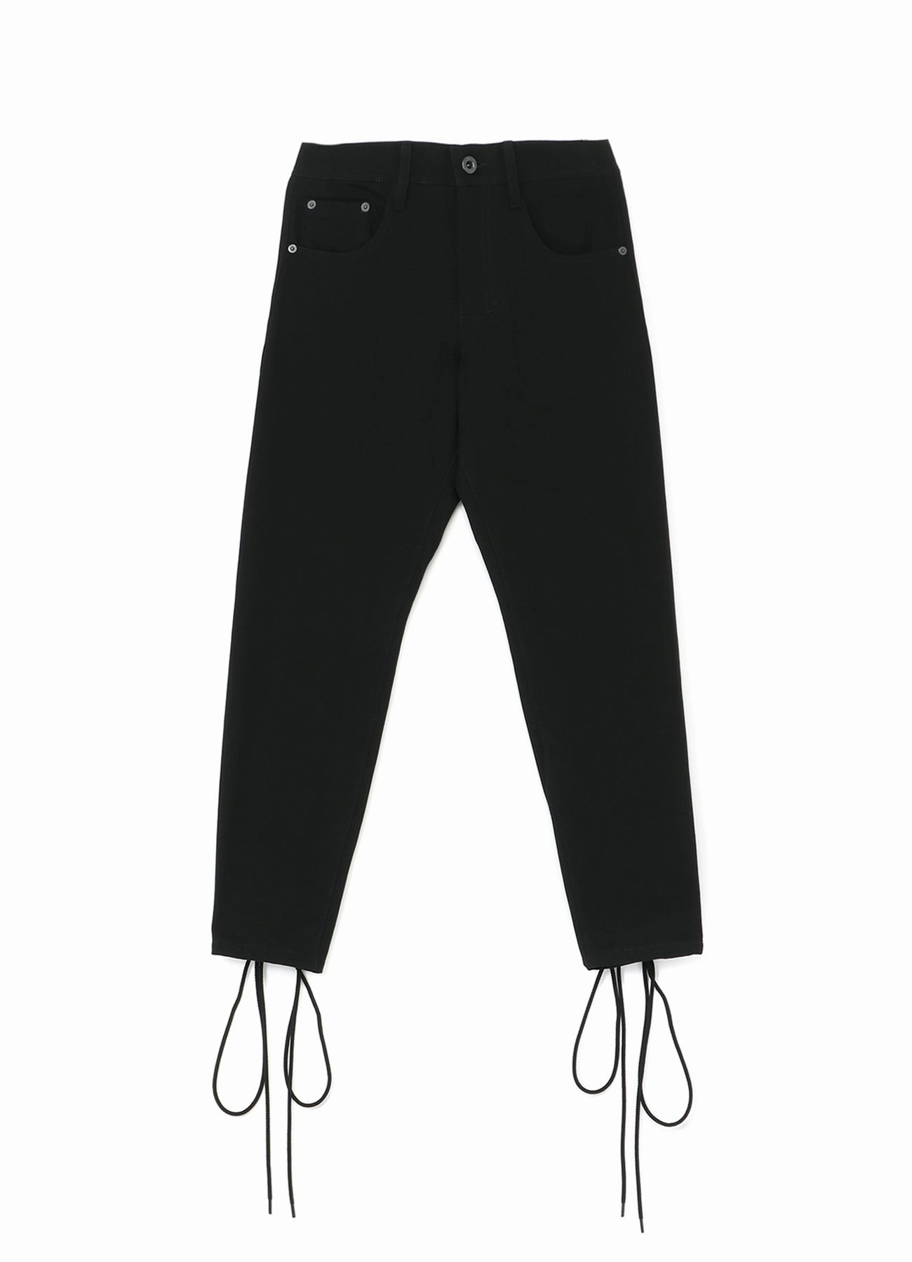 quick dry Training Comfort Black Denim Back Lace Up Pants