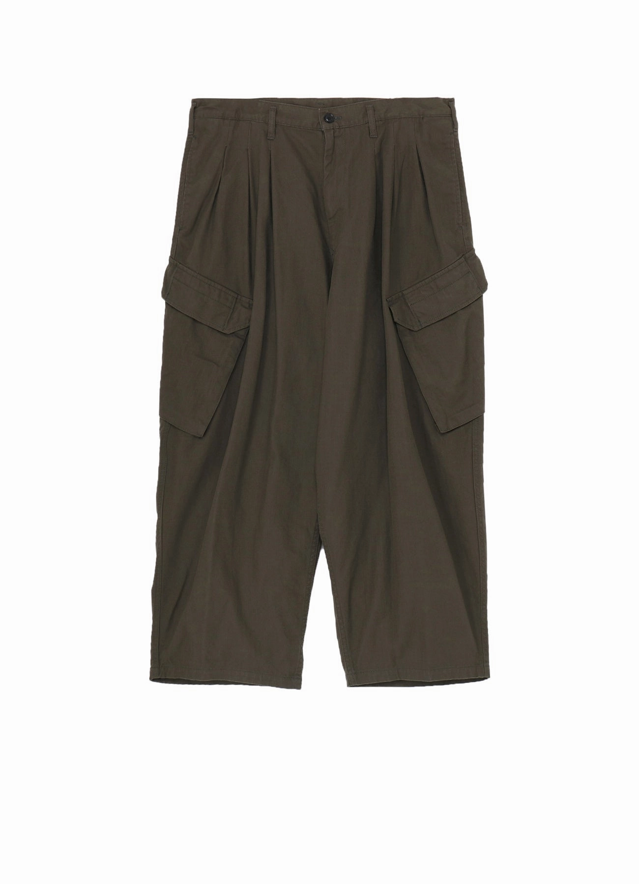 BLACK SCANDAL HERRINGBONE 12TUCK WORK PANTS Easy Movement