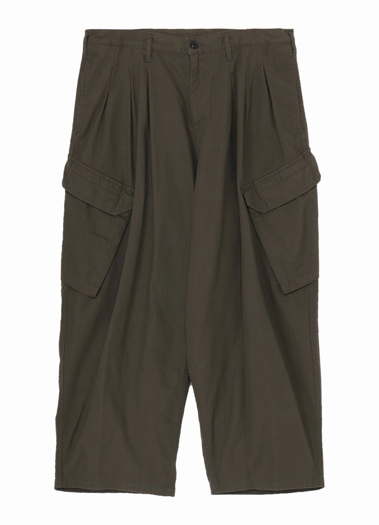 Adjustable loop Belt loops BLACK SCANDAL HERRINGBONE 12TUCK WORK PANTS