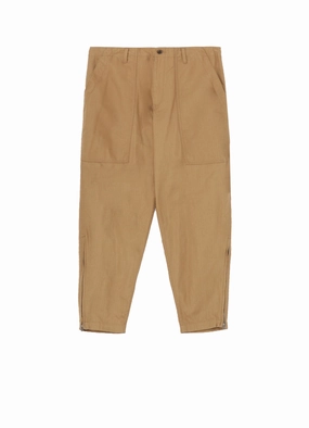 Anti Odor Technology BLACK SCANDAL HERRINGBONE HEM ZIP PAINTER PANTS