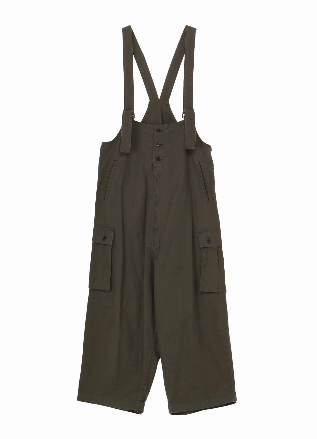 Shine Moment BLACK SCANDAL HERRINGBONE WORK OVERALLS