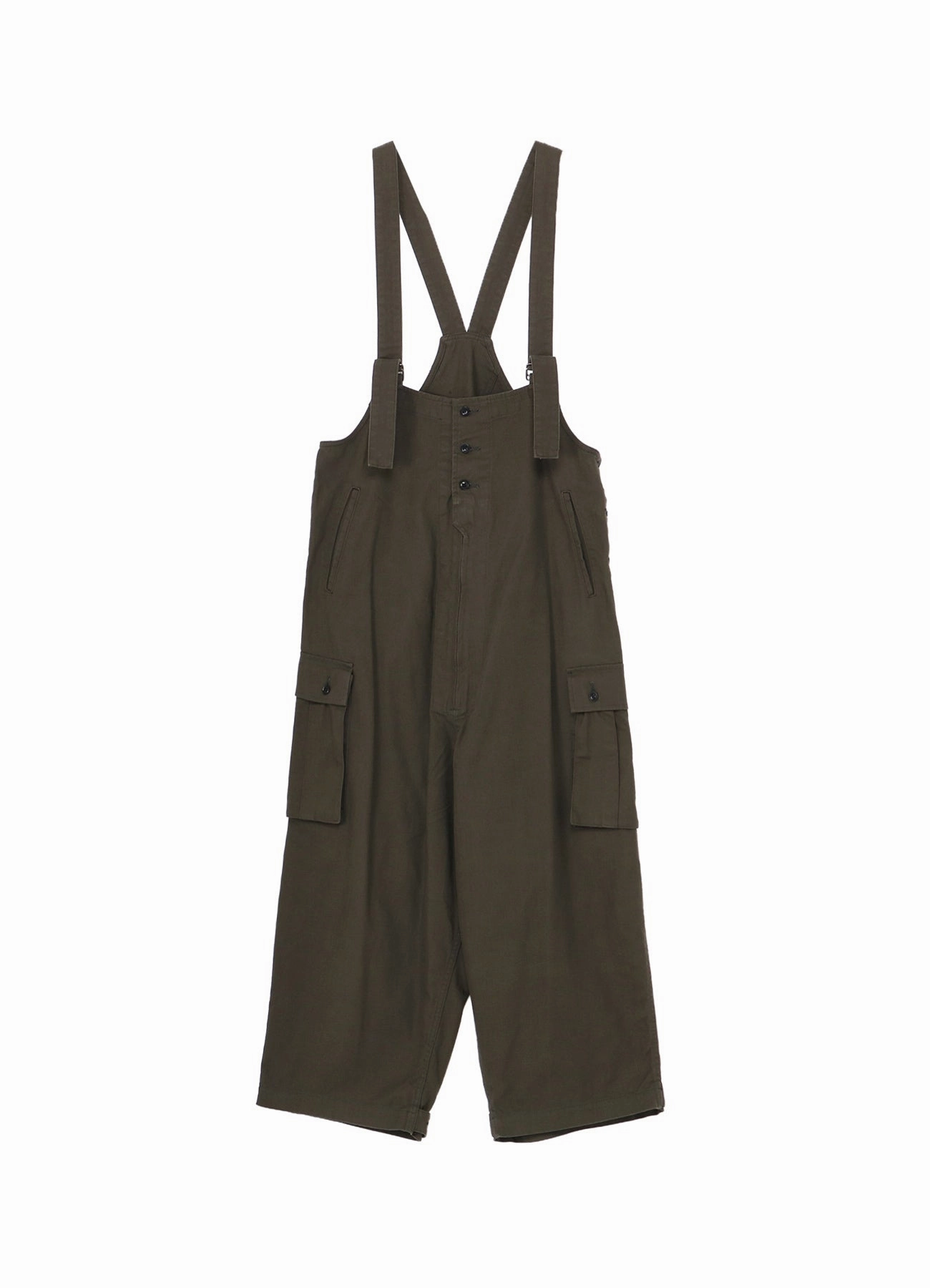 All-Purpose Comfort Side-Pocket BLACK SCANDAL HERRINGBONE WORK OVERALLS