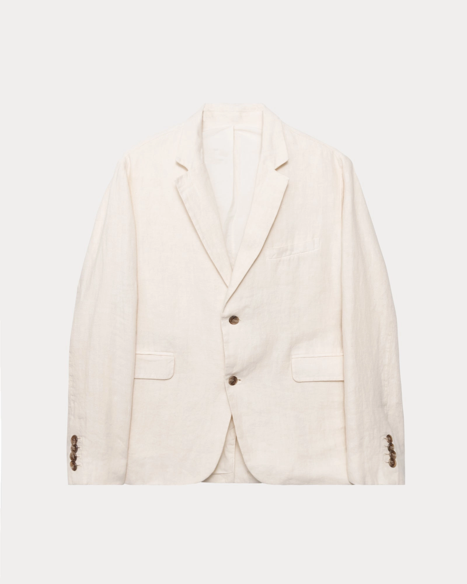 BLAZER TEXTURED LINEN Lined Pockets Everyday Layers