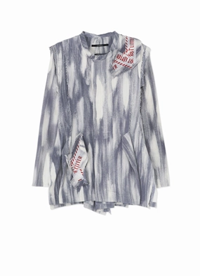 BLEACHED DENIM LAYERED JACKET Assessment