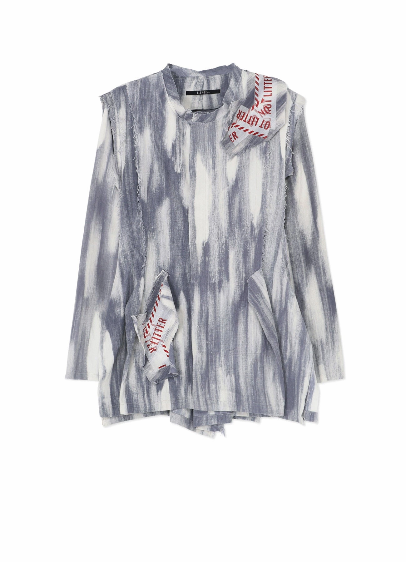 BLEACHED DENIM LAYERED JACKET Assessment