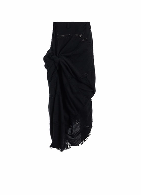 Bold Design Professional Comfort BLOCK JACQUARD KNOT DETAIL SKIRT