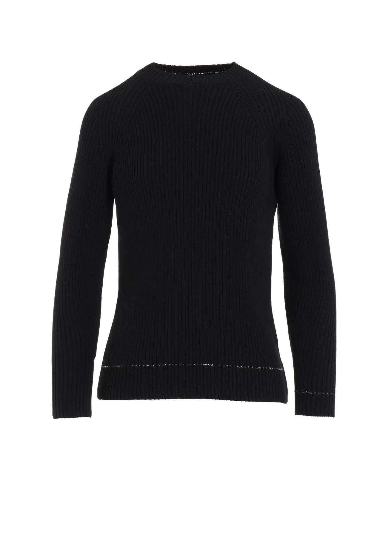 RIB STITCH TWISTED LONG SLEEVE RIB PULLOVER Water Repellent Finish