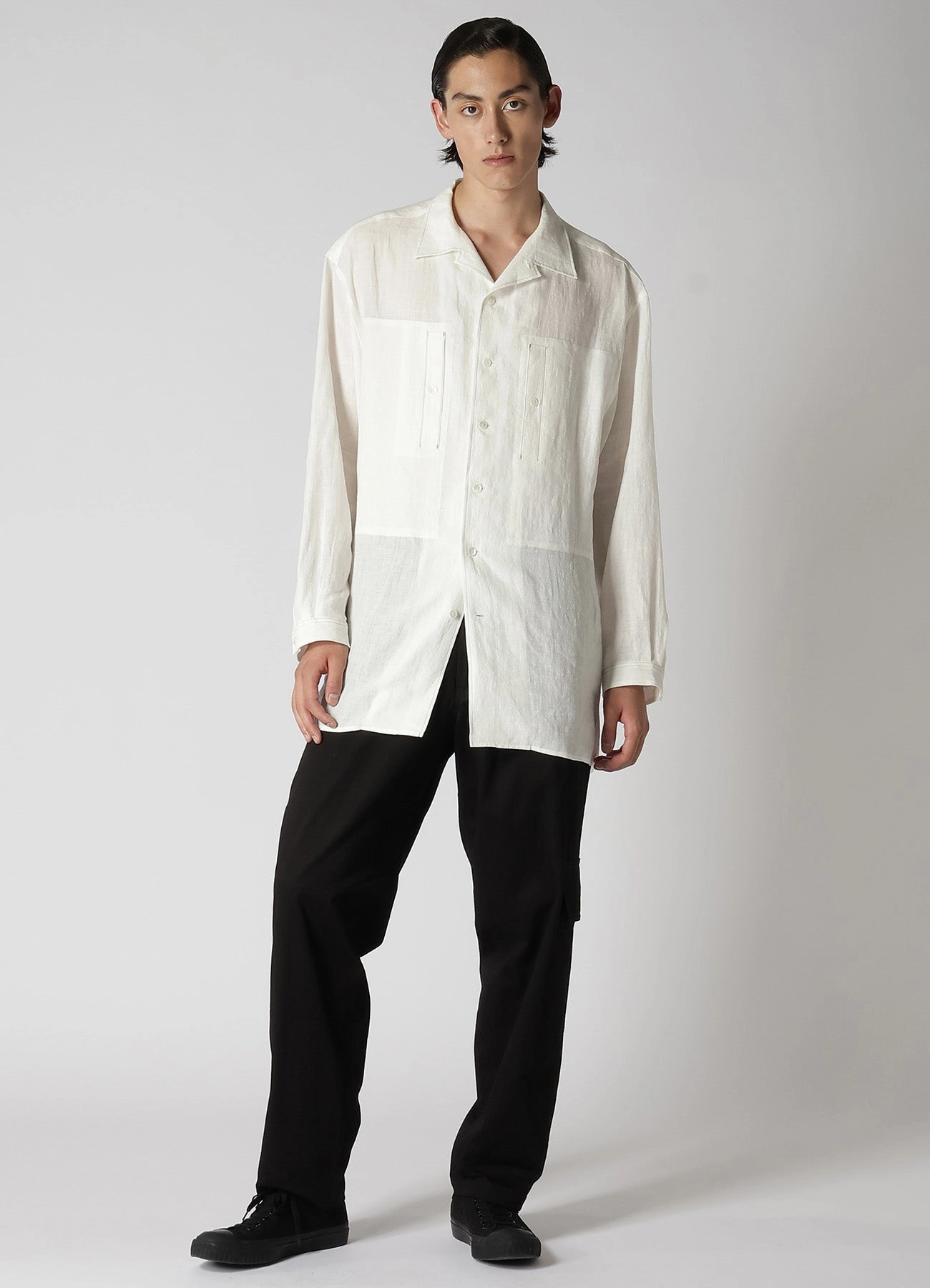 20KATSURAGI SIDE SEAM TUCK PANTS Classic Look ReinforcedPockets