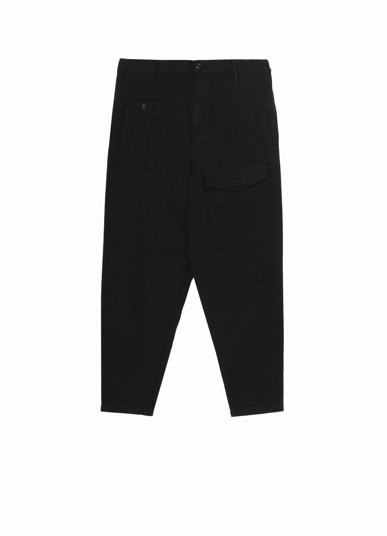 Fast Move Slim Comfort BLACK SCANDAL KATSURAGI NO-TUCK WAIST STRING WORK PANTS