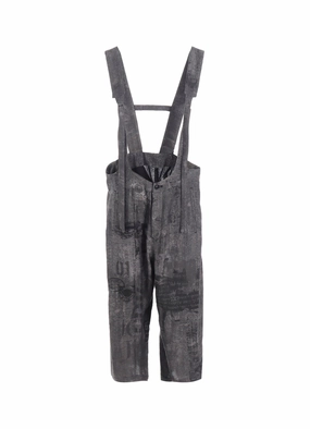 Body shaping Static free PATCH DESIGN PRINT FISH TAIL DRESS OVERALLS