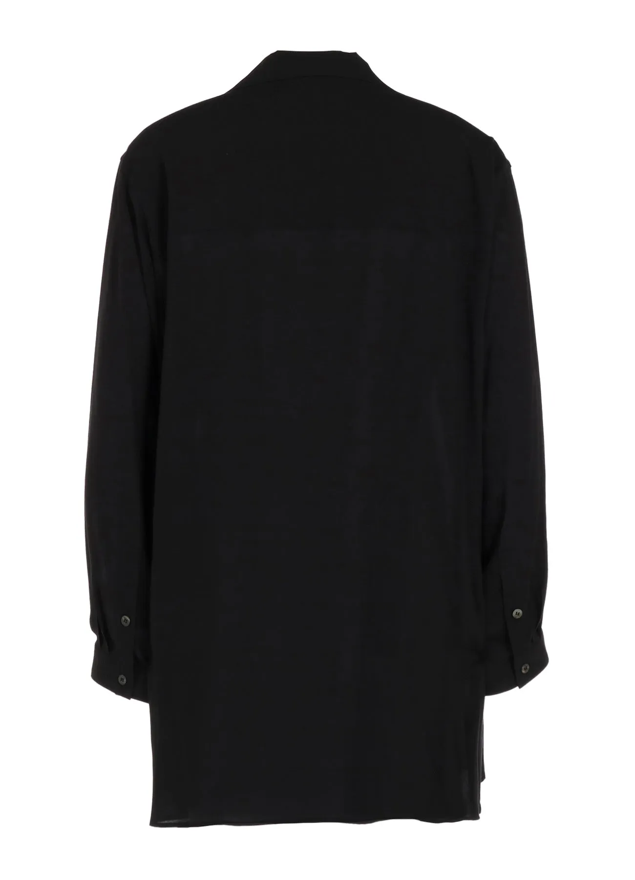 CELLULOSE LAWN PANEL OPEN-COLLAR SHIRT birthday party