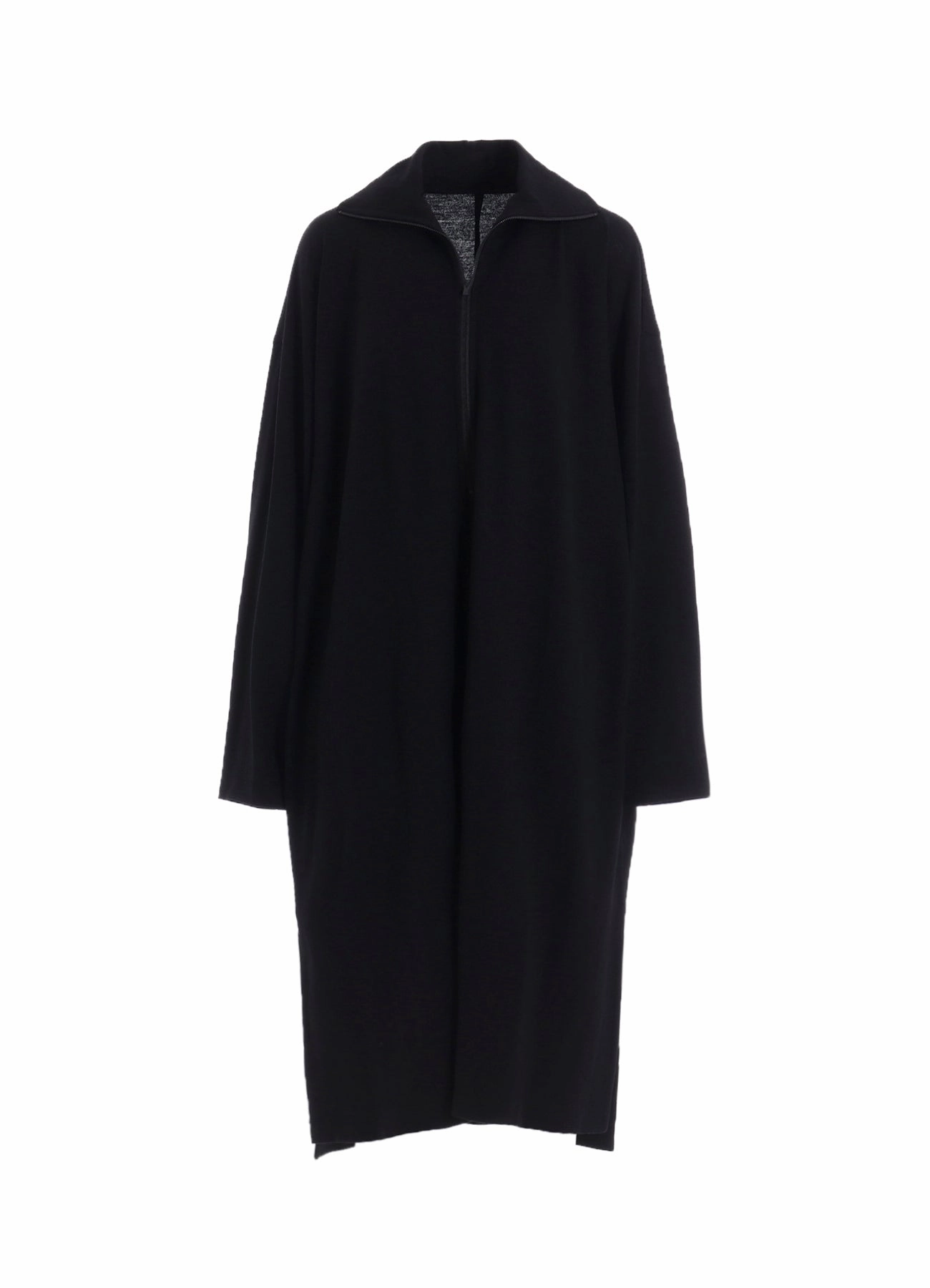 MILD WASHABLE JERSEY STAND-UP COLLAR DRESS Basic essential Wrinkle-Resistant