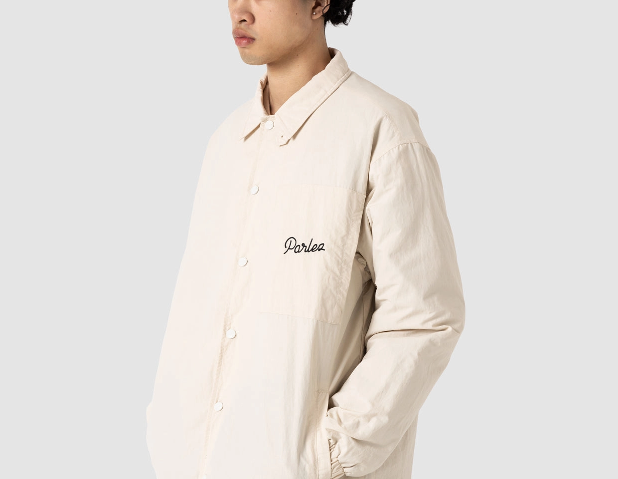 Roll up sleeves Parlez Fulton Jacket /  Ecru