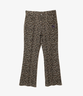 Long Use Boot-Cut Jean ?C Leopard Jacquard Polyester