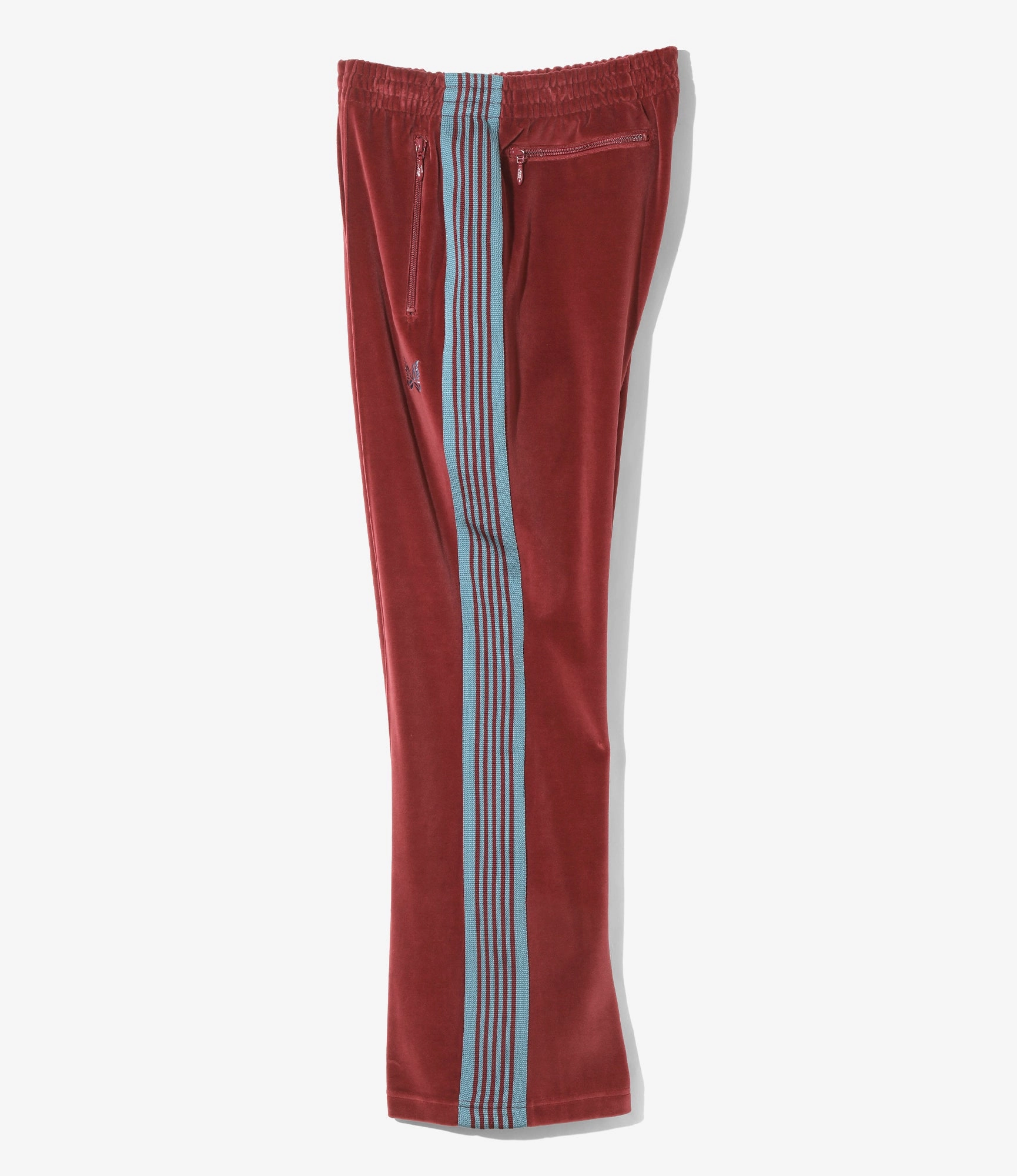 WaterproofTechnology Boot-Cut Track Pant ?C Burgundy Velour