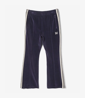 Ventilated Mesh Lining Seasonless wear Boot-Cut Track Pant ?C Navy Velour
