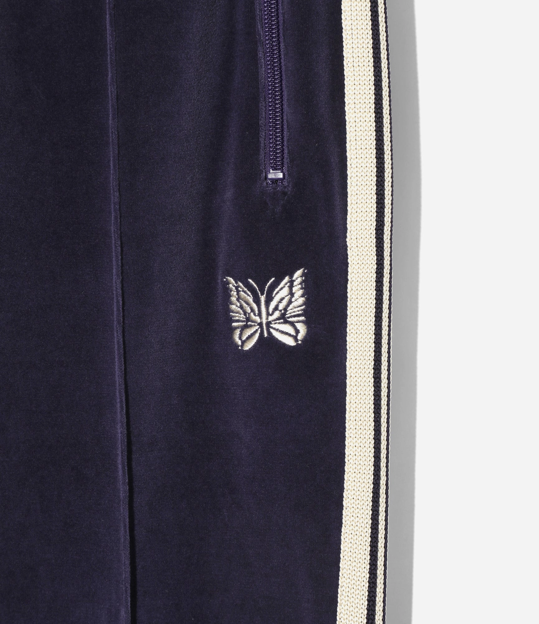 Stay Fresh Boot-Cut Track Pant ?C Navy Velour