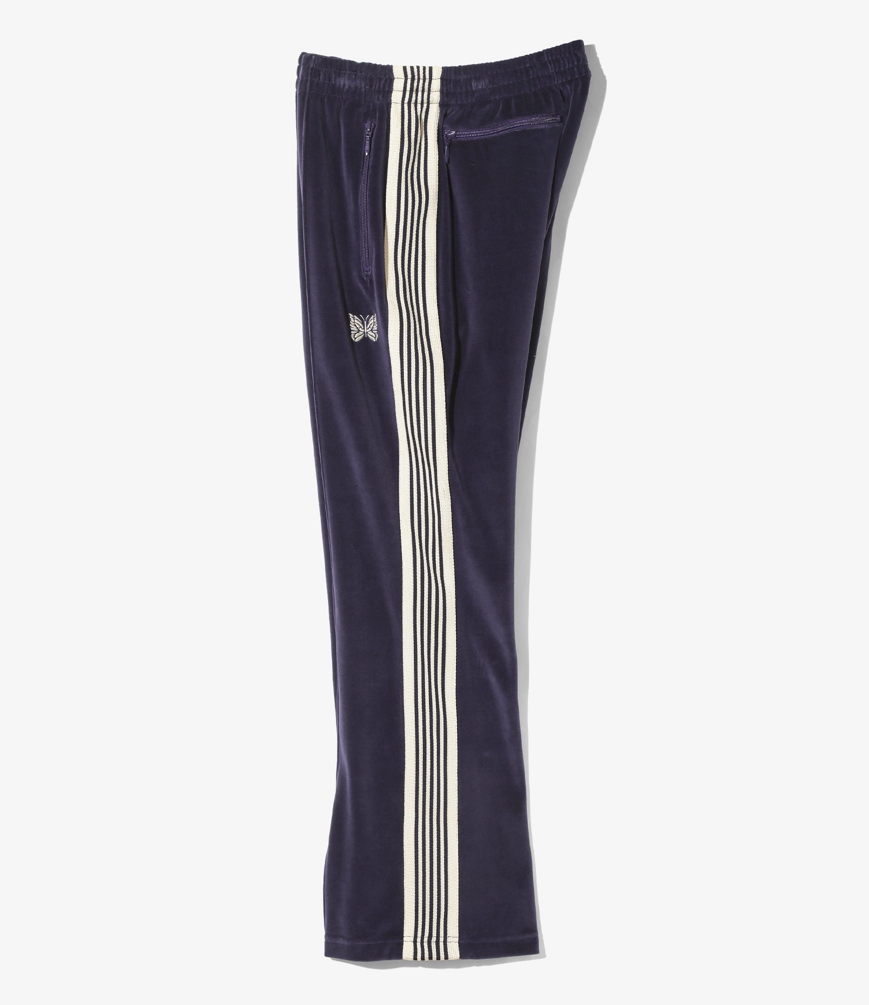 Boot-Cut Track Pant ?C Navy Velour UVProtectionCoating
