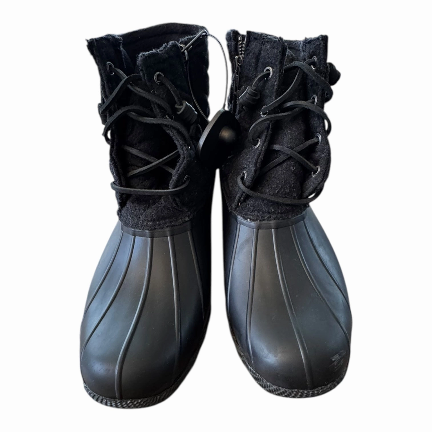 Protective Build Boots Snow By Sperry In Black, Size:12