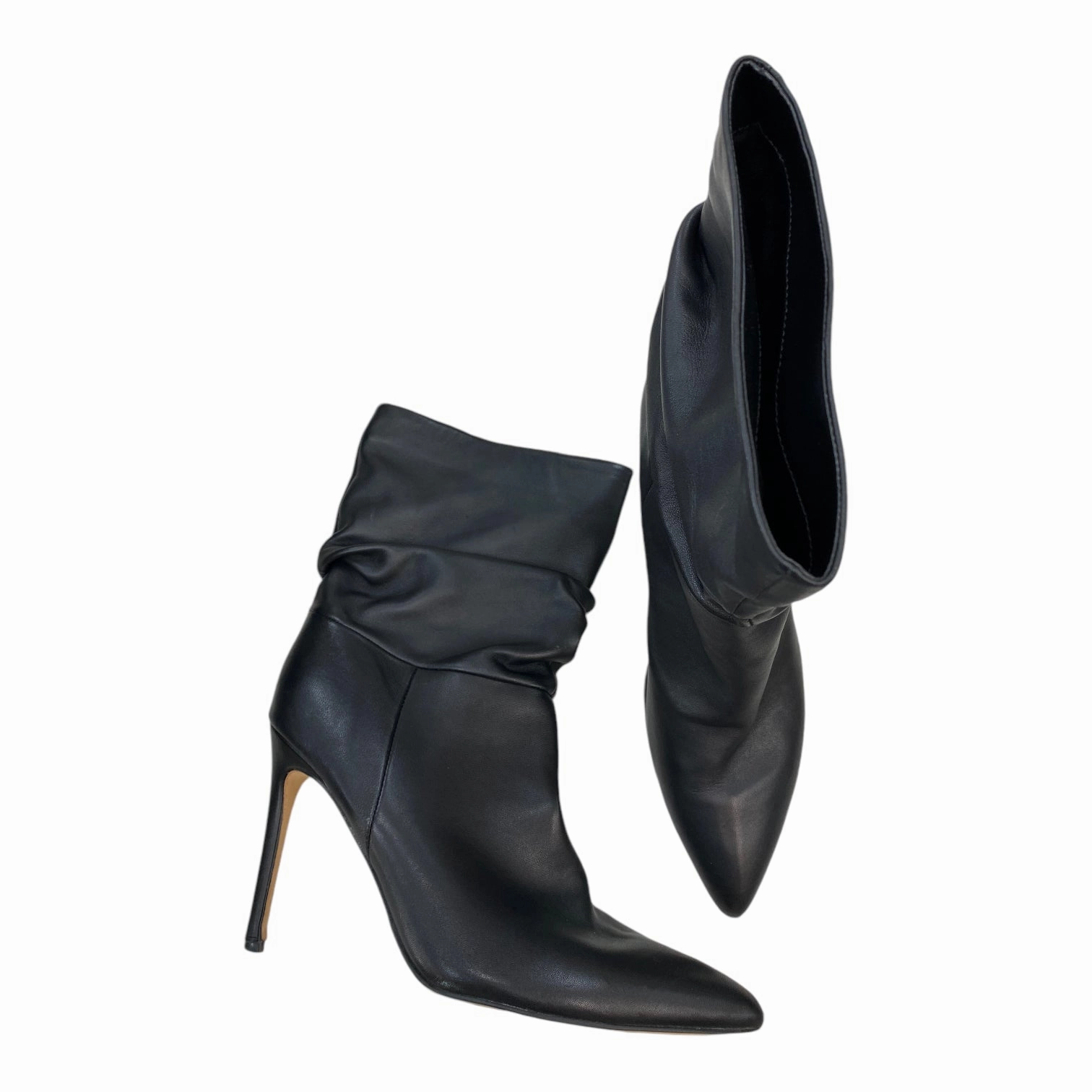 Boots Ankle Heels By Nine West In Black, Size: 12 Supportive Design