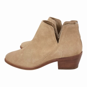 Heavy Weather Boots Ankle Heels By Vince Camuto In Tan, Size: 9