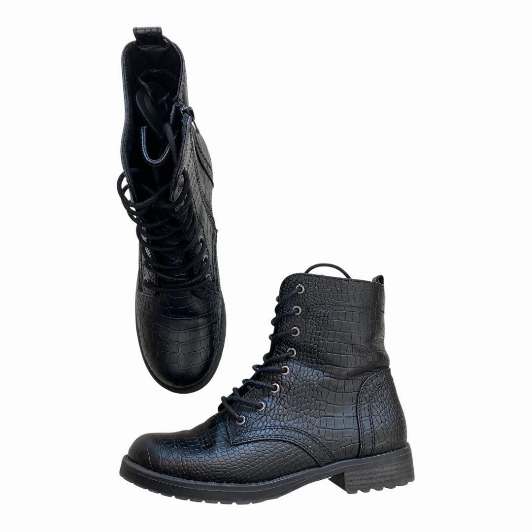 Urban Bold Breathable Nature Lover Boots Combat By Amazon Essentials In Black, Size:8.5