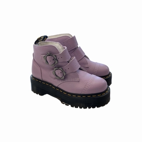 No Pressure Boots Designer By Dr Martens In Purple, Size:5