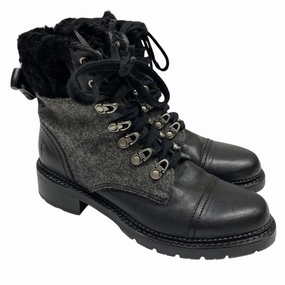 Boots Designer By Frye In Black & Grey, Size: 8 Daily Wear