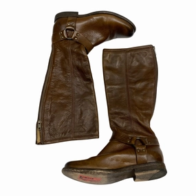 Cozy Feel Trail Ready Boots Designer By Frye In Brown, Size:8.5