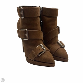 Boots Designer By Giuseppe Zanotti In Brown, Size: 7 Warm Comfort
